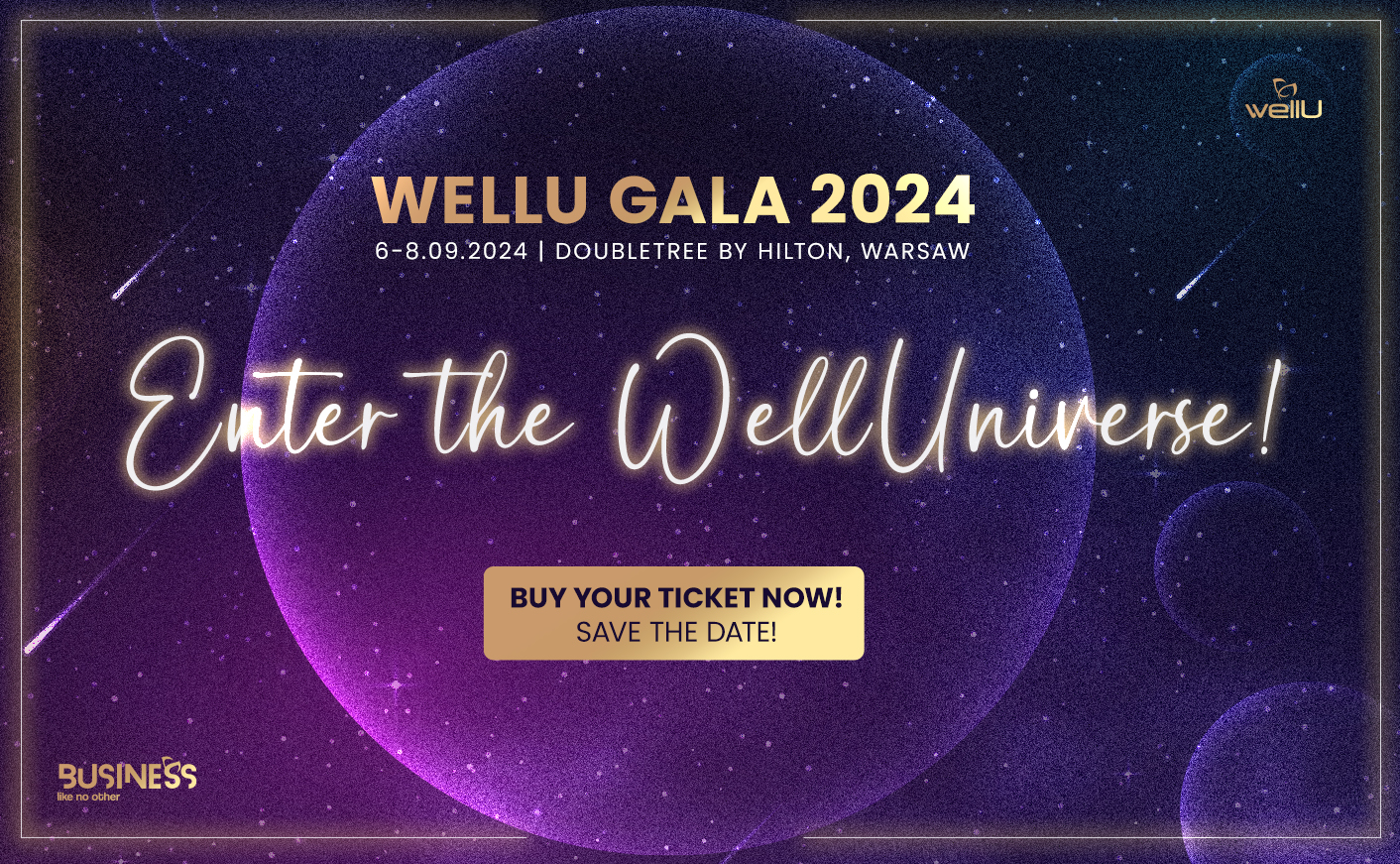 Gala WellU 2024 Warszawa. Enter the WellUniverse!